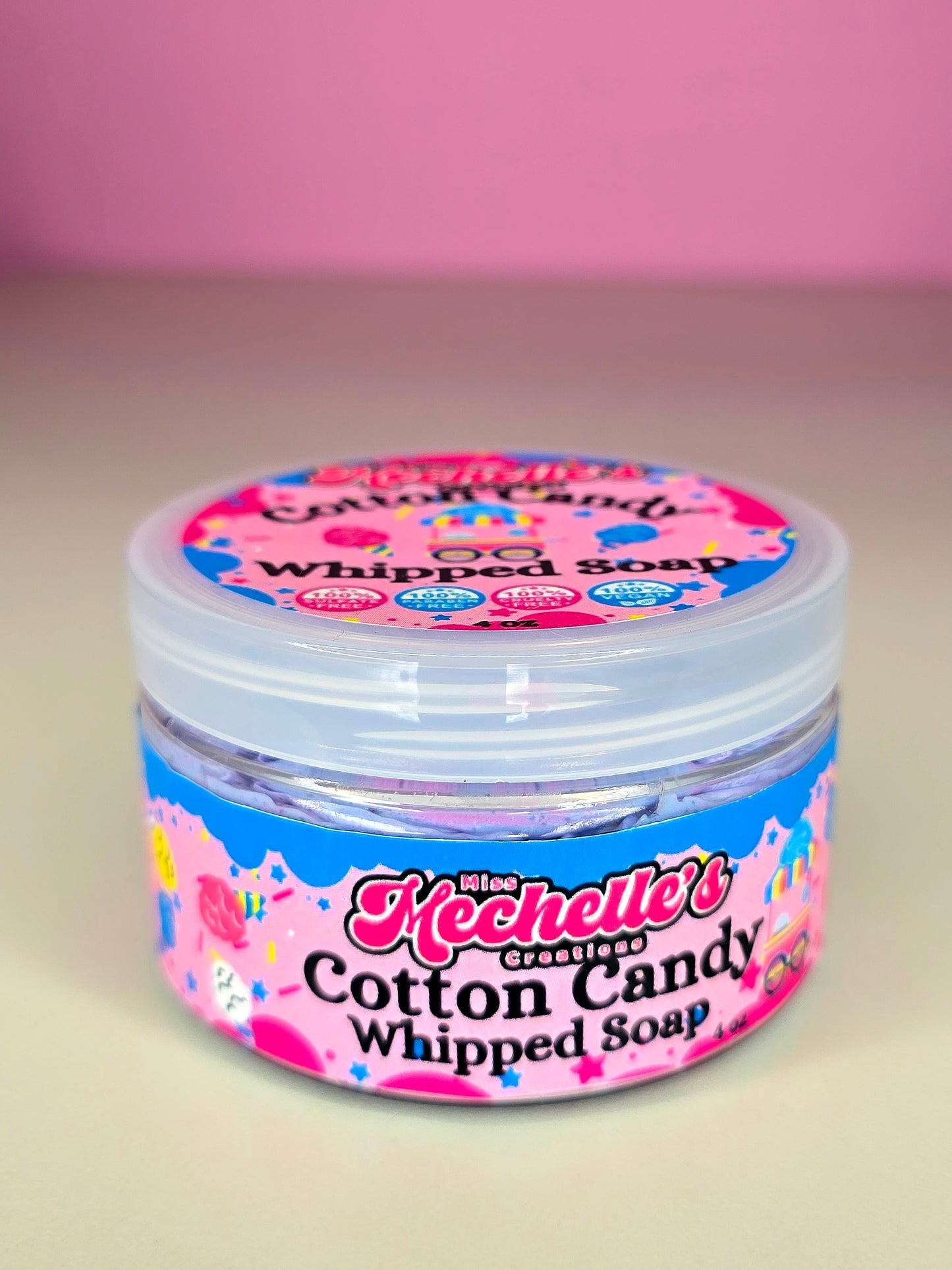 Cotton Candy Whipped Soap